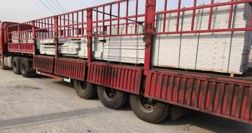 贵阳 白麻荔枝面外墙干挂，工厂装车日常