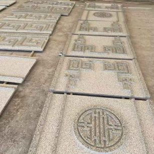 贵阳 白麻花岗岩外墙立面雕刻板