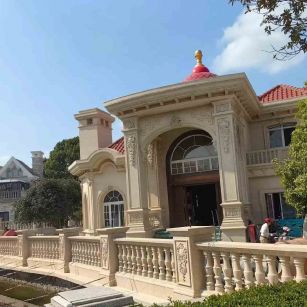 贵阳 黄金麻花岗岩欧式别墅