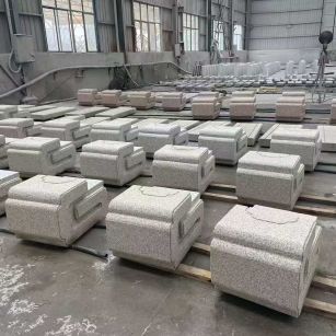 贵阳 白麻花岗岩异形加工-石凳，坐凳