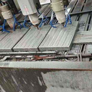 贵阳 芝麻白花岗岩荔枝面盲道雕刻