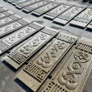 贵阳 黄金麻花岗岩外墙雕刻板