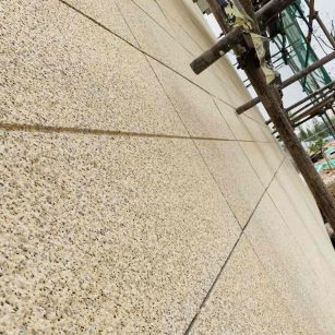 贵阳 黄金麻花岗岩荔枝面外墙干挂石材效果示例