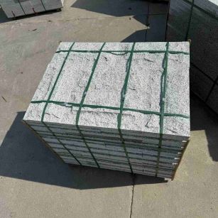 贵阳 白麻花岗岩石材自然面蘑菇石成品