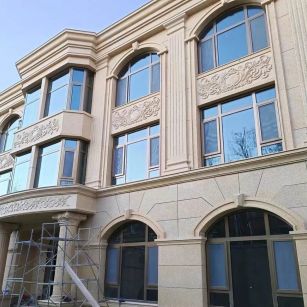 贵阳 黄金麻花岗岩别墅外墙干挂