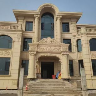 贵阳 黄金麻花岗岩别墅外墙干挂