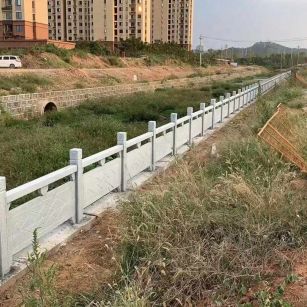 贵阳 白麻河道栏杆效果展示图