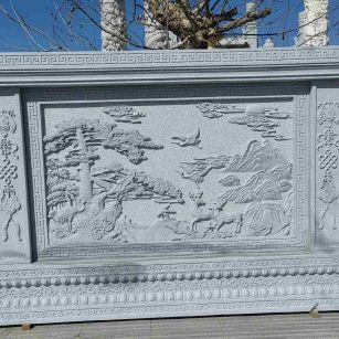 贵阳 芝麻白大型照壁，屏风，影壁