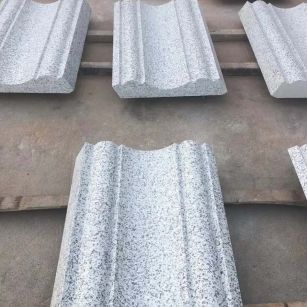 贵阳 白麻花岗岩光面别墅线条