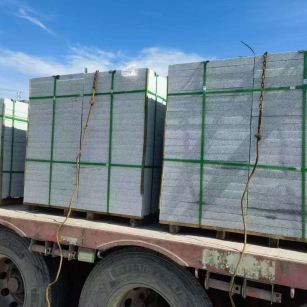 贵阳 芝麻白花岗岩地铺石装车日常