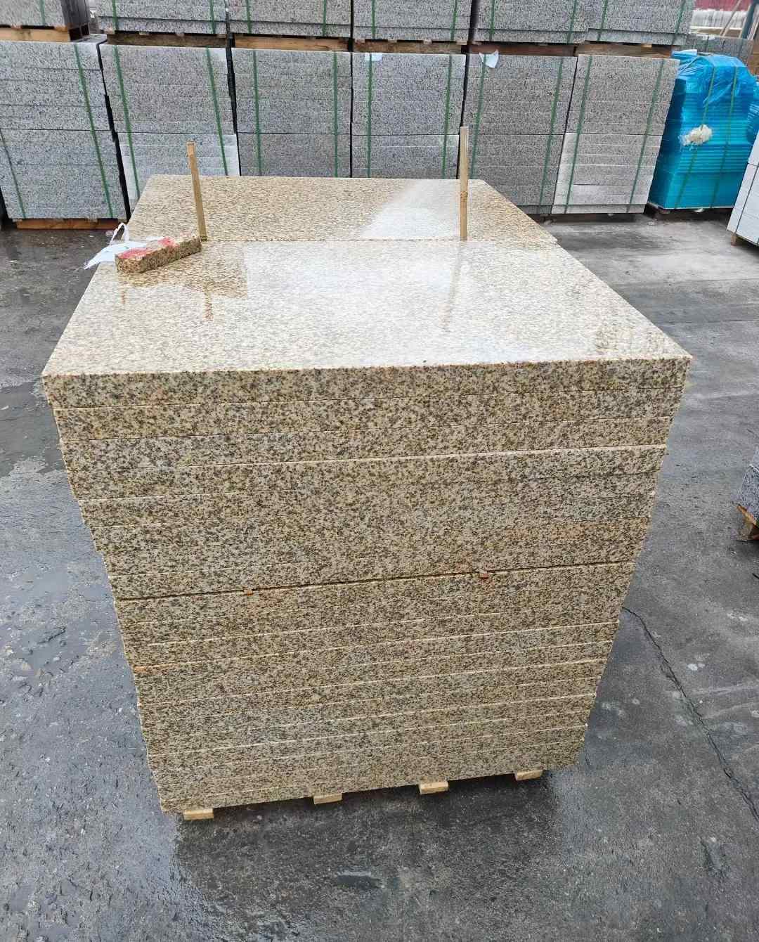 贵阳 湖北黄金麻花岗岩石材荔枝面外墙石材