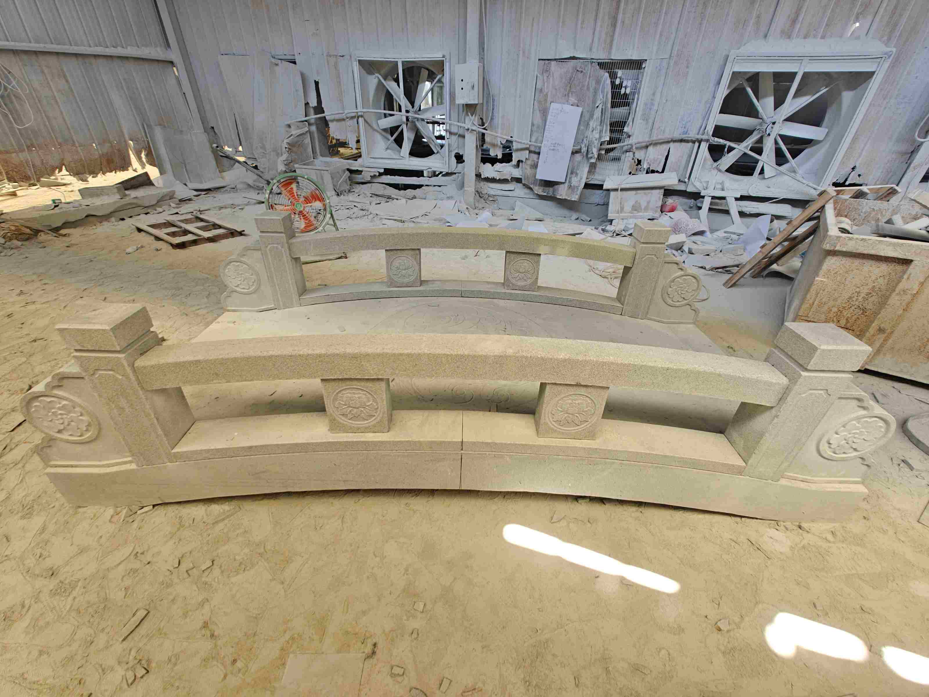 贵阳 芝麻灰花岗岩异形加工-拱桥，石桥