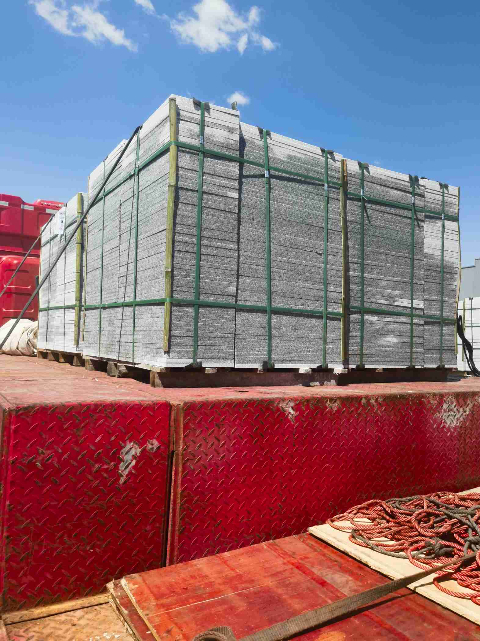 贵阳 芝麻白火烧规格板地铺石300*600/600*600