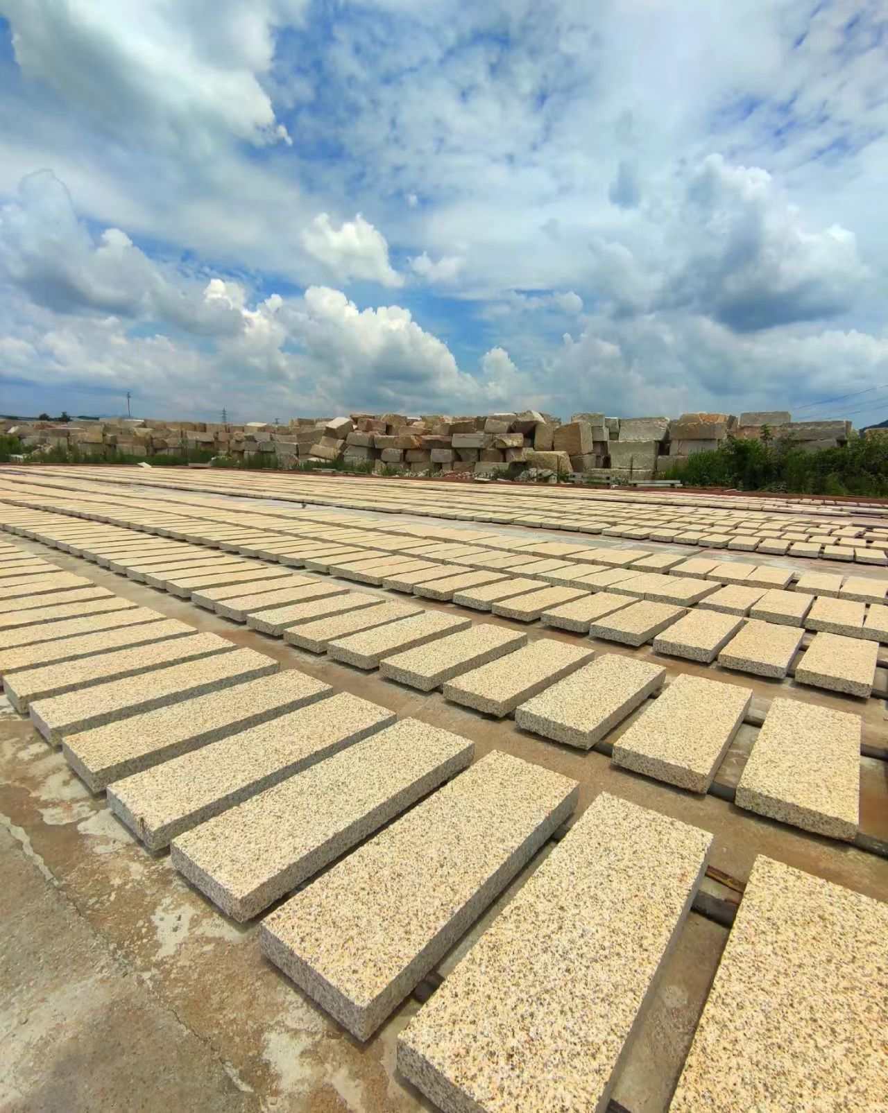 贵阳 黄金麻花岗岩荔枝面地铺石防护中